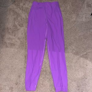 Purple lululemon joggers